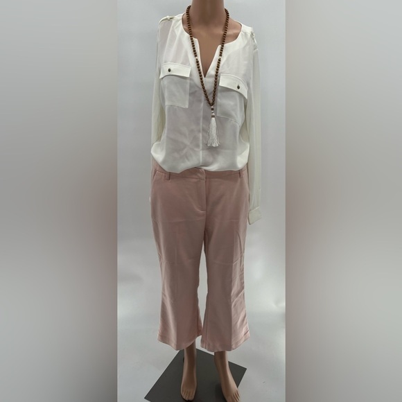 Adrienne Vittadini Women's Wide Leg Straight Stretch Pants - Size 6 - Picture 8 of 8